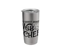 The Correct Answer is Yes Chef Stainless Steel Insulated Tumbler