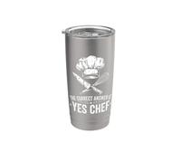 The Correct Answer is Yes Chef Stainless Steel Insulated Tumbler