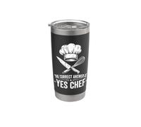 The Correct Answer is Yes Chef Stainless Steel Insulated Tumbler
