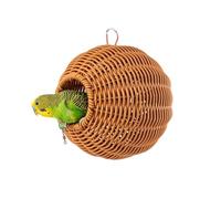 The Cosy Nest for Parakeets - Beak Resistant with Soft Mat - Nesting House for Pets such as Cockatiels Parakeets Finches and Parrots