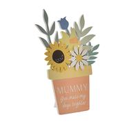 The Cottage Garden Flower Pot Plaque "Mummy"