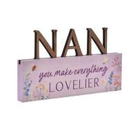 The Cottage Garden Letter Mantel Plaque "Nan"
