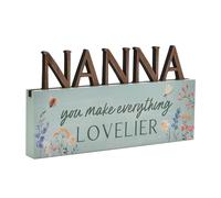 The Cottage Garden Letter Mantel Plaque "Nanna"