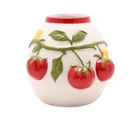 The Cottage Garden Mother's Day Handpainted Embossed Tomato Vase - Small The Cottage Garden Multicolor