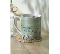 The Cottage Garden Mug 'Friend' Green