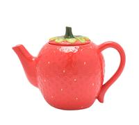Widdop Cottage Garden Ceramic Strawberry Themed Dinnerware - Strawberry Teapot - Summer Crockery Bright Quirky Tableware - Lovely Gift Idea Picnic Outdoor Eating