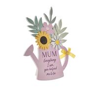 The Cottage Garden Watering Can Plaque "Mum"