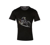 The Cotton London American Chopper Black T-Shirt - M