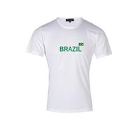 The Cotton London Country Flag Graphic Tee - Brazil - S