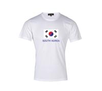 The Cotton London Country Flag Graphic Tee - South Korea - M