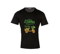 The Cotton London Journey Quoted Black T-Shirt - L