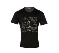 The Cotton London Mathematics Equations Black T-Shirt - M