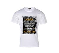 The Cotton London TCL Live Clean Train Dirty Slogan T-shirt - L