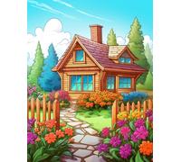 The Country Bloom Book: 500 Pages of Farmhouses and Flowers for Peaceful Minds.: Designed for relaxation, creativity, and love for countryside living.