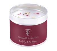 The Country Candle Co. Pastels Range Candle in a Tin - Rhubarb & Jasmine