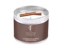 The Country Candle Co. Pastels Range Candle Tin - Cinnamon & Apple