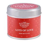 The Country Candle Co. Sentiment Tin- Lots of Love