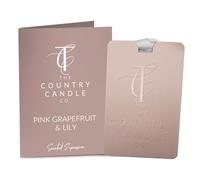 The Country Candle Fragrance Card - Pink Grapefruit & Lily