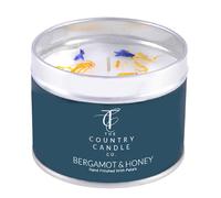 The Country Candle Company Pastels Candle in a Tin - Bergamot & Honey