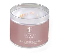 The Country Candle Company Pastels Candle in a Tin - Pink Grapefruit & Lily