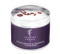 The Country Candle Co. Pastels Candle in a Tin - Pomegranate & Cashmere