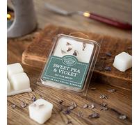 The Country Candle Company Pastels Wax Melts - Sweet Pea and Violet Scented, Up to 60 Hours Burn Time