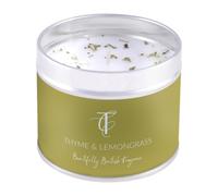 The Country Candle Pastels Range Candle in a Tin - Thyme & Lemongrass