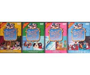 THE COUNTRY MOUSE AND THE CITY MOUSE ADVENTURES 1-4 COMPLETE COLLECTION / 1. STRAUSS MAUS... / 2. SWISS CHOCOLATE MOUSE... / 3. ARABIAN TALES... / 4. MICE ON ICE... = ULTIMATE 4x DVD UK SET