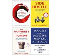 The Courage To Be Disliked, Side Hustle, The Happiness of Pursuit & Success through a Positive Mental Attitude 4 Books Collection Set