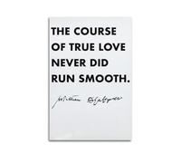 The Course of True LoveClassic Aesthetic Poster Decorative Painting Canvas Wall Art Living Room Poster Bedroom PaintingUnframe-style 24x36inch(60x90cm)