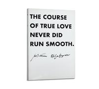 The Course of True LoveClassic Aesthetic Poster Decorative Painting Canvas Wall Art Living Room Poster Bedroom PaintingFrame-style 16x24inch(40x60cm)
