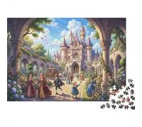 The Courtyard in Full Bloom 1000 Piece Jigsaw Puzzle,Premium Cardboard,Gift Idea,Stress Relief,Impossible Challenge,Educational Toy,Home Wall Decor,Adults & Kids 14+ 52x38cm