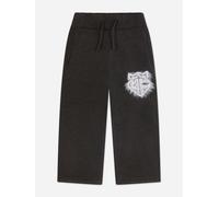 The Couture Club Kids Monogram Emblem Fluffy Knit Joggers in Brown - Brown - 7 - 8 Yrs