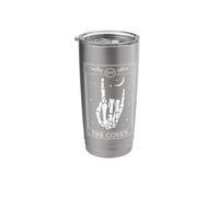 The Coven Bride Skeleton Hand Gothic Wedding Bachelorette Stainless Steel Insulated Tumbler