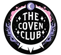 The Coven Club Badge Black 3.1x3.1cm