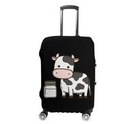 The Cow and Milk Graphic Luggage Cover for Suitcases XL