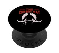 The Cowboy Way Bull Riding PopSockets Adhesive PopGrip