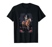 The Cowgirl Skeleton Tarot Design T-Shirt
