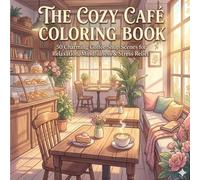 The Cozy Café Coloring Book: 50 Charming Coffee Shop Scenes for Relaxation, Mindfulness & Stress Relief