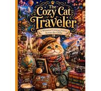 The Cozy Cat Traveler: A Whimsical Coloring Journey Across the Globe