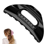 The Cozy Clip, 2025 New Comfortable Hair Claw Clip for Women, Acrylic French Clips for Thick Long Hair, Strong Hold No Slip Grip for Women Girlfriend Mom (Black)