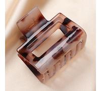 The Cozy Clip Acrylic French Hair Clips with Leopard Print - Ultra-Light, Flexible Hold for Thin, Thick, and Curly Hair (#8)