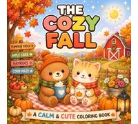 The Cozy Fall: A Calm & Cute Coloring Book (Cozy Collection Series)
