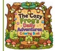 The Cozy Frog's Daily Adventures: 30 Unique Designs for Relaxation and Mindfulness - A Cute Animal Coloring Book for Kids and Adults