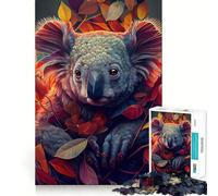 The Cozy Koala Jigsaw Puzzles 1000 Pieces for Teenagers Think Game Peaceful Time Quality Edge Perfect Present (50x75cm)