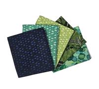The Craft Cotton Co. 100% Cotton Cool Tones Blender Cotton Fat Quarters 45x55cm Wide Digital Bundle for Crafting, Sewing, Quilting, Home Décor