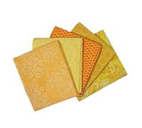 The Craft Cotton Co. 100% Cotton Yellow Blender Fabric Fat Quarters 45x55cm Wide Digital Bundle for Crafting, Sewing, Quilting, Home Decor