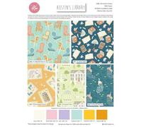 The Craft Cotton Co Austens Library 100% Cotton 45x55cm Wide Fat Quarters Bundle for Quilting, Dressmaking, Patchwork