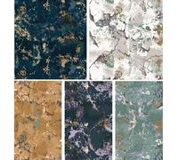 The Craft Cotton Co. Lavish Layers Fabric 100% Cotton Prints 45x55cm Wide 5Pcs Fat Quarter Bundle for Quilting, Patchwork, Sewing, Home Decor
