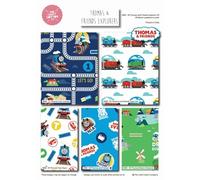 The Craft Cotton Company Thomas & Friends Explorers 100% Cotton 5 Assorted Fat Quarters Ideal for Crafts and Patchwork